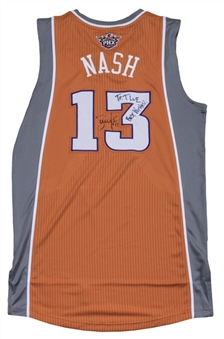 2010 Steve Nash Game Used & Signed Phoenix Suns Alternate Road Jersey (Player LOA & JSA)